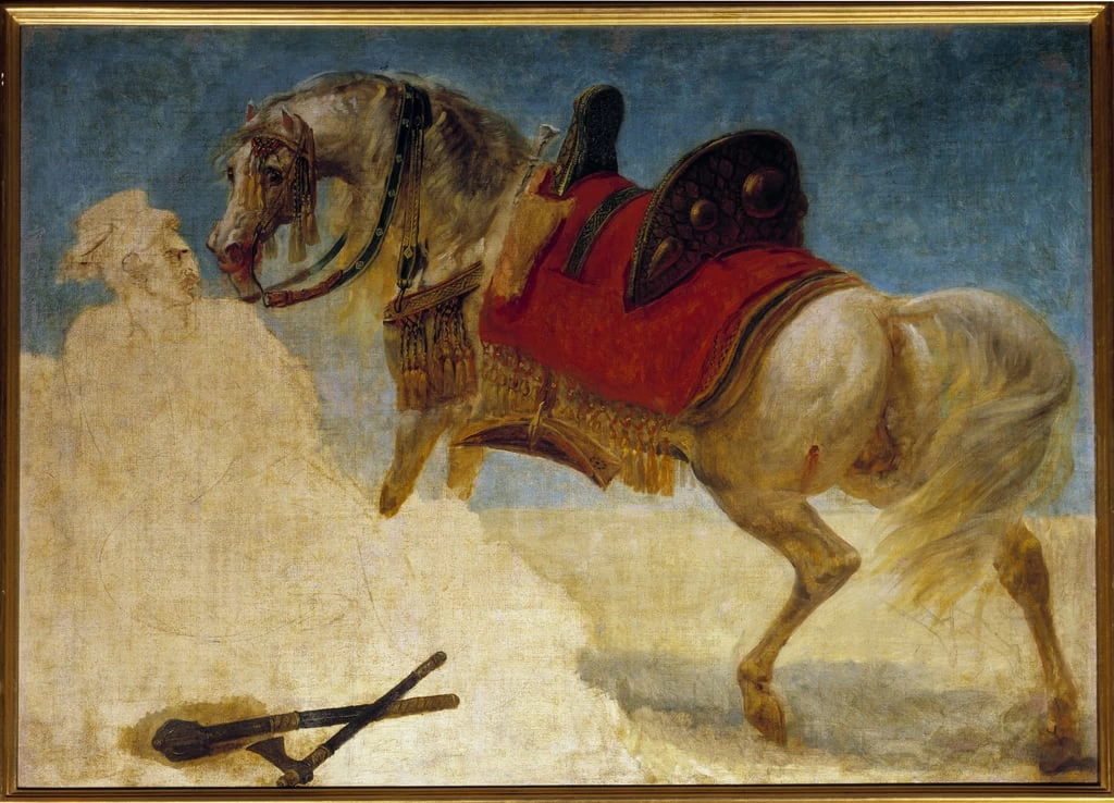 103-Antoine-Jean Gros-Studio di finimenti di cavallo-Louvre, Parigi